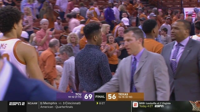 Bane scores 34 to lead TCU over Texas 69-56