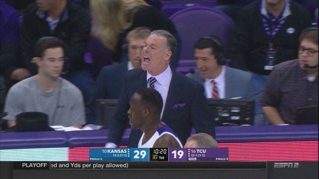 Graham 28 points as No. 10 Kansas wins 88-84 at No. 16 TCU