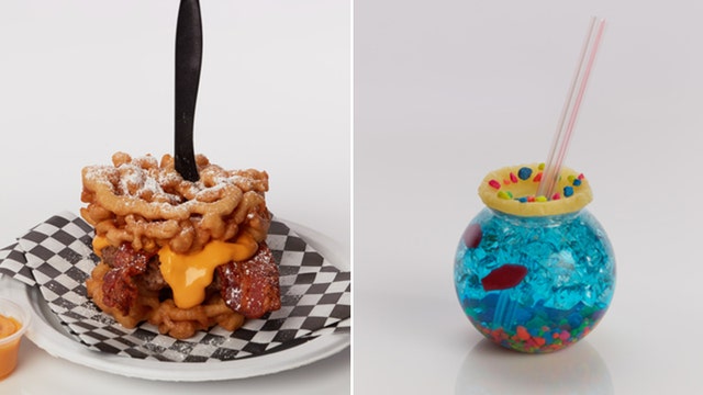 Funnel cake burger, fish bowl win State Fair of Texas food contest