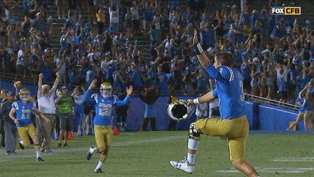 Rosen, UCLA overcome 34-point deficit to top Texas A&M 45-44