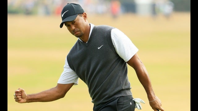 Woods creates buzz at Carnoustie with 66 at British Open