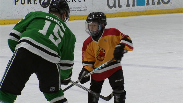 Dallas Stars help make young hockey fan's dream a reality