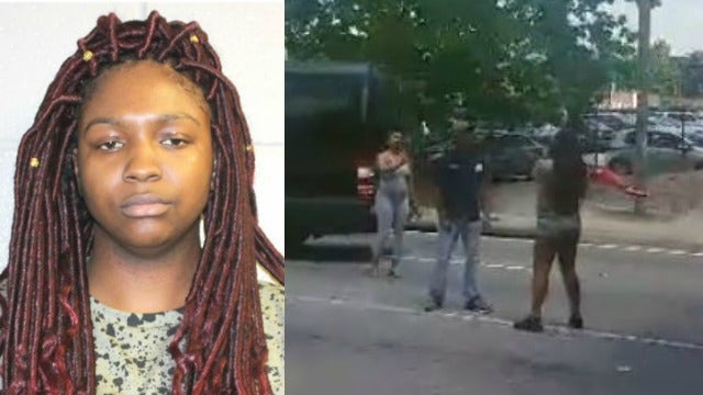 Police: Woman arrested after Chamblee road rage involving vacuum