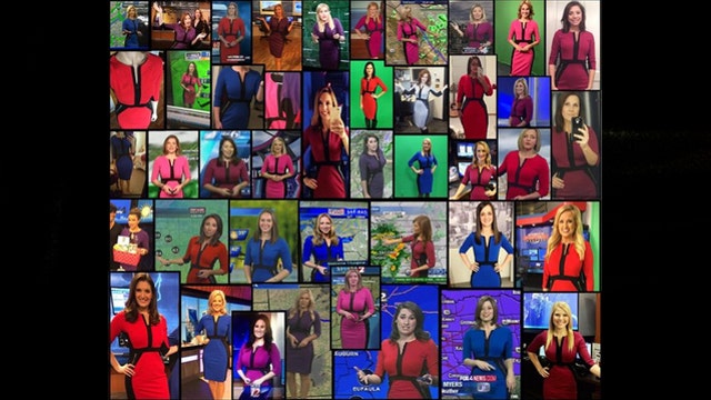 Women TV meteorologists have fallen in love with an Amazon.com dress