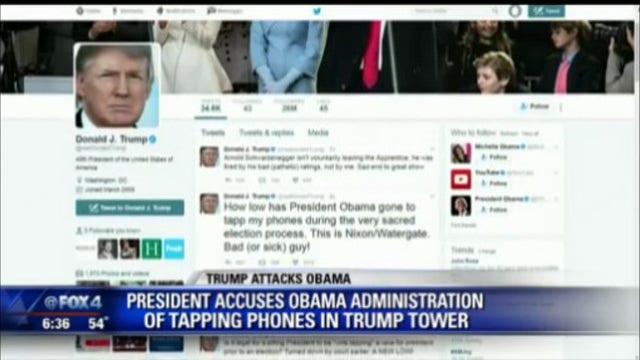Senators seek evidence to support Trump's wiretapping claim