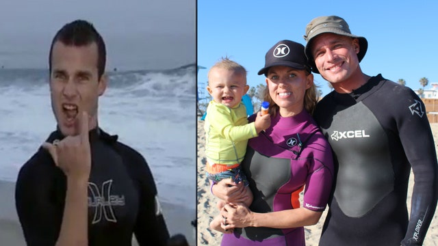 'Get pitted' surfer dude: 15 years later, he's a family man and business owner