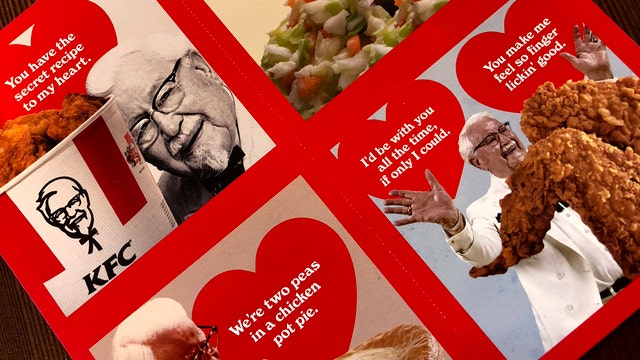 KFC unveils scratch 'n' sniff valentines that smell like chicken