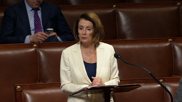 Pelosi stages 8-hour speech to push for vote for Dreamers