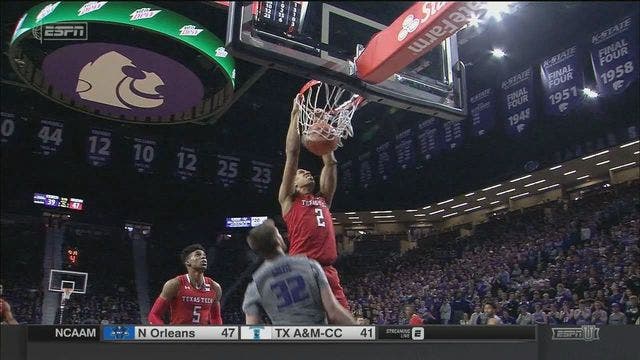 No. 7 Texas Tech beats Kansas State to take sole Big 12 lead