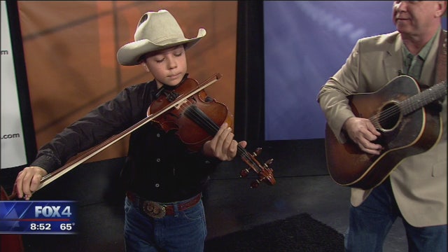 Western Flyers help promote the Bob Wills Fiddle Festival