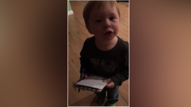 Little boy making grocery list will melt your heart