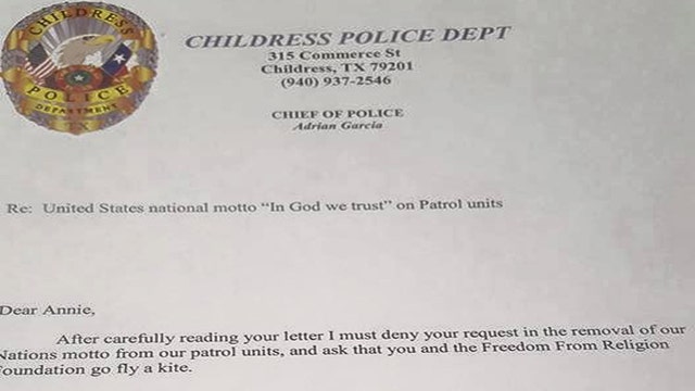 Police chief to watchdog group: ‘Go fly a kite'