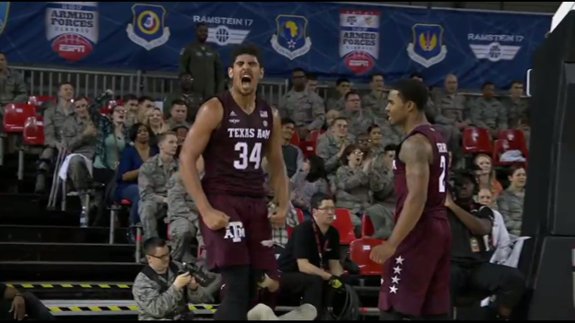 No. 25 Texas A&M upsets No. 11 West Virginia 88-65 in Germany