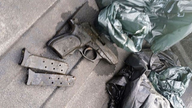 Kids go fishing but instead hook loaded gun with ammo