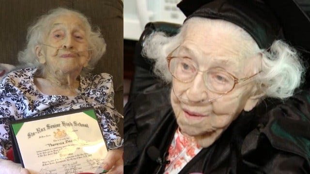 105-year-old great-grandmother receives high school diploma