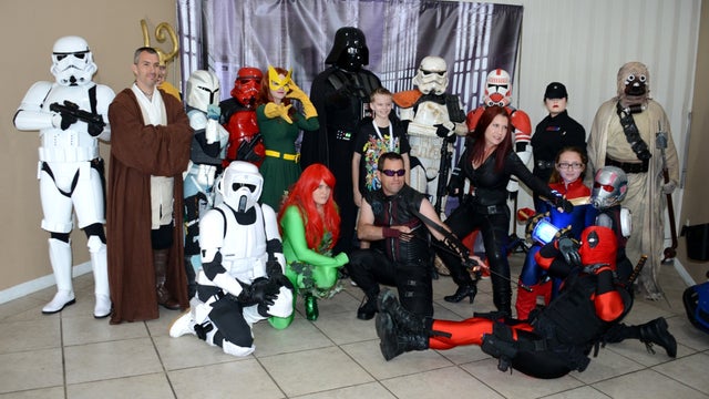 Neighbors bring Comic Con to young boy