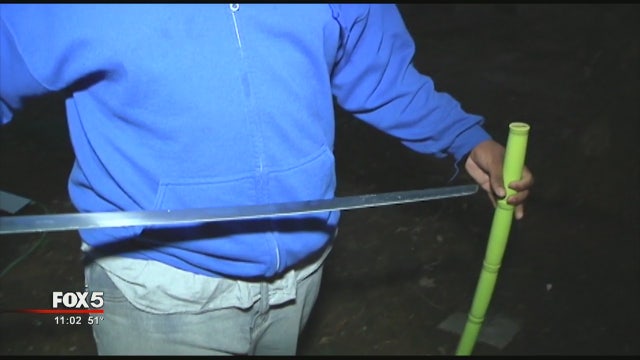 Man Fights Off Burglars with Sword