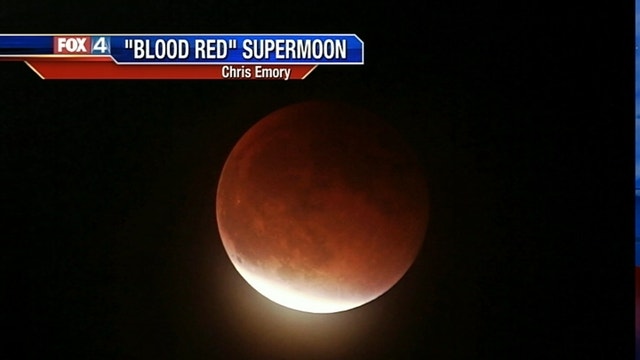 Stargazers witness rare event in supermoon eclipse