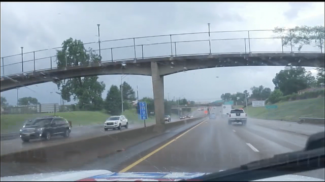 No Joke: Unconscious man rode on car's trunk for miles