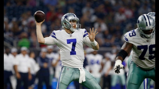 Backup quarterbacks sloppy as Texans beat Cowboys 14-6