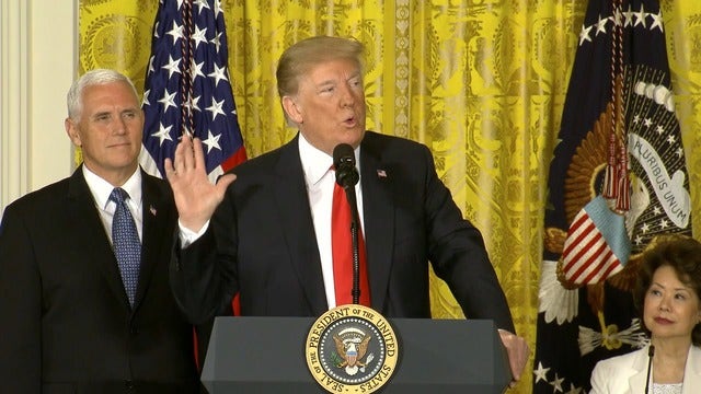 Trump announces plans for Pentagon to create 'Space Force'