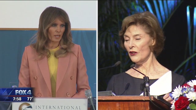 Laura Bush, Melania Trump weigh in on separating immigrant families