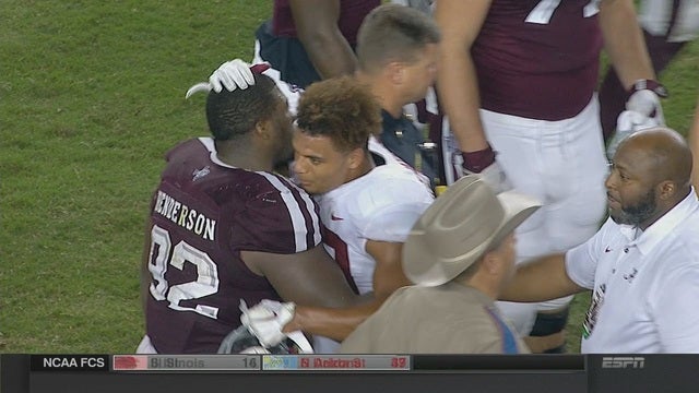 Harris helps No. 1 Alabama outlast Texas A&M 27-19