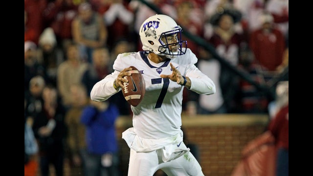 No. 11 TCU faces Texas Tech without Kenny Hill