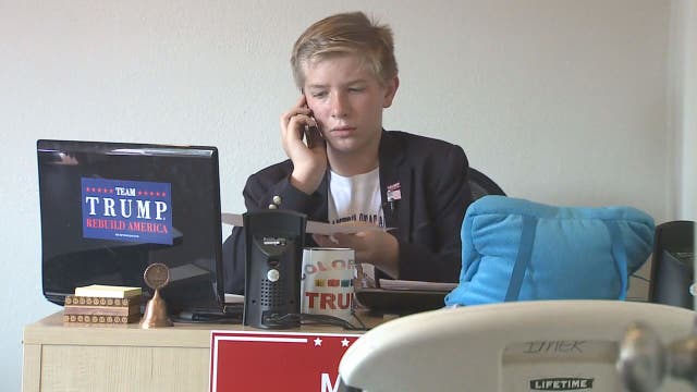 Is 12-year-old running a county Trump campaign office in Colorado?