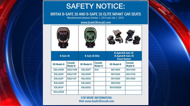 Britax recalls over 71,000 infant seats; handles can break