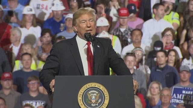 Trump urges ouster of senator he blames for derailing VA nod