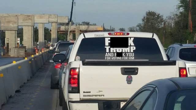 Texas sheriff concerned about truck with anti-Trump message
