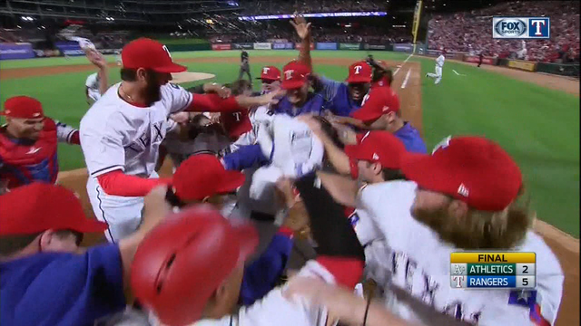 Gallo's game-ending 3-run HR, Rangers win 5-2 over Oakland