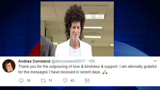 Cosby accuser thanks supporters for love, kindness