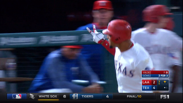 Gomez's cycle, Darvish's pitching lead Rangers to 6-3 win