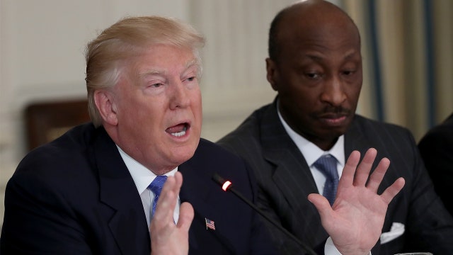 Trump attacks exec for quitting council over Charlottesville