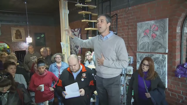 Beto O'Rourke begins 2020 bid with big crowds, centrist message in Iowa