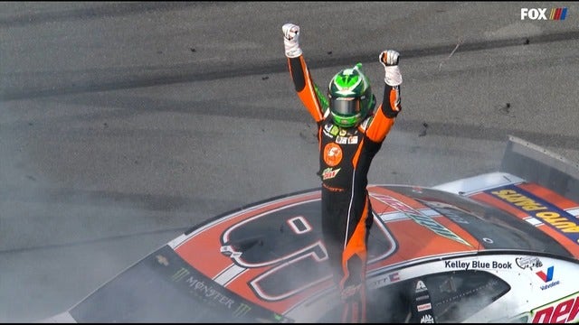 Chase Elliott wins Cup race at Talladega, 1st win for Chevy