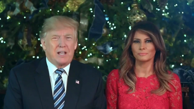 Trump takes note of who's naughty and nice at Christmas