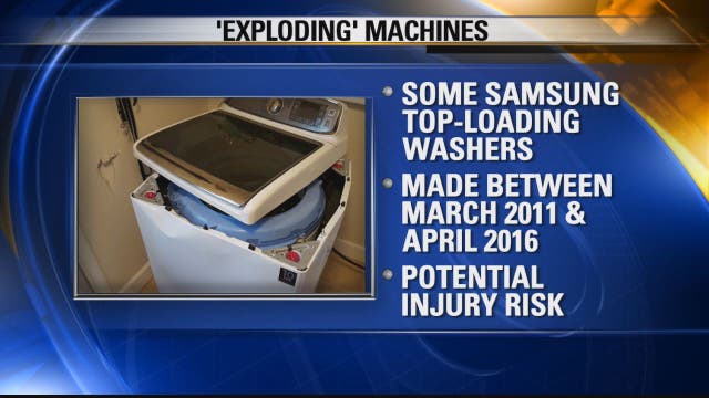 Samsung issues warning related to some top-load washing machines