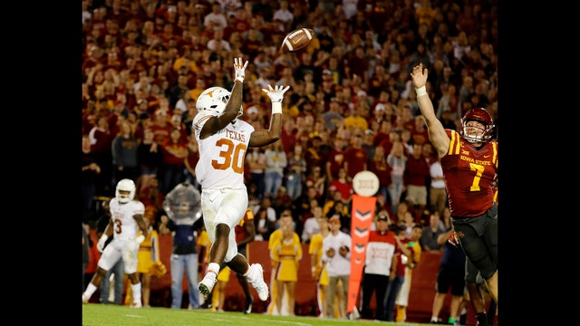 Texas holds off Iowa State 17-7 to open Big 12 play