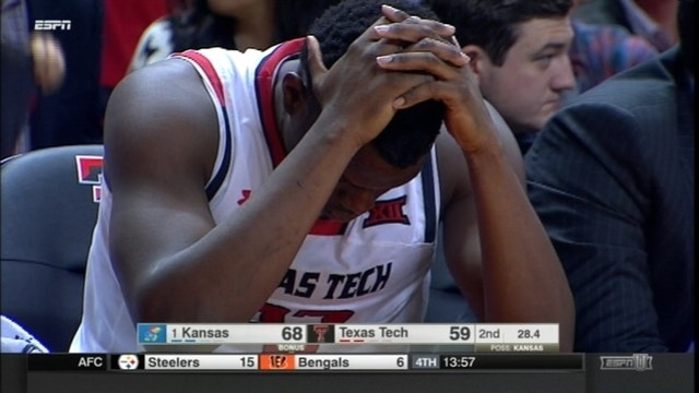 No. 1 Kansas beats Texas Tech 69-59 for 13th straight win