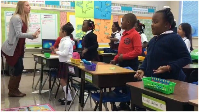 Tenn. teacher motivates students every morning with fun song