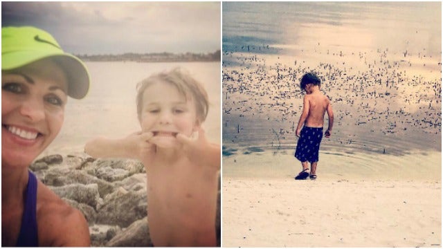 Mom shares Facebook post about photos taken at exact spot of alligator snatching