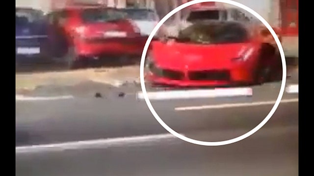 WATCH: Man crashes $1.9M Ferrari right after leaving the dealership