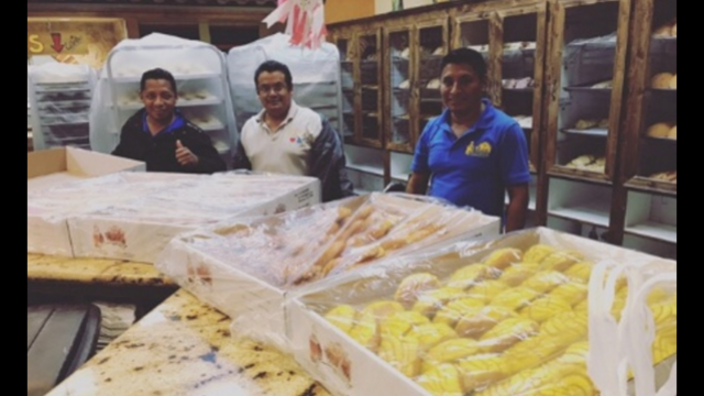 Flood traps workers in bakery; they bake goods for Harvey victims