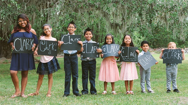 Couple adopts seven siblings