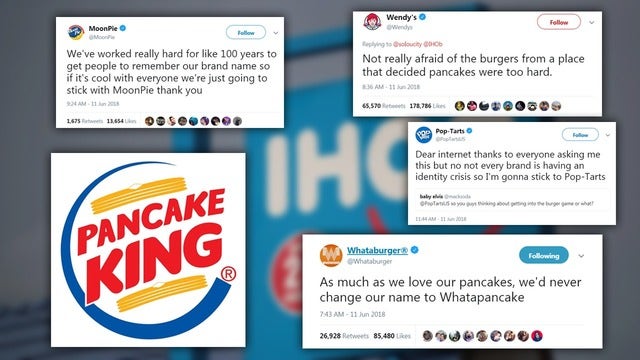 The internet trolls IHOP after name change