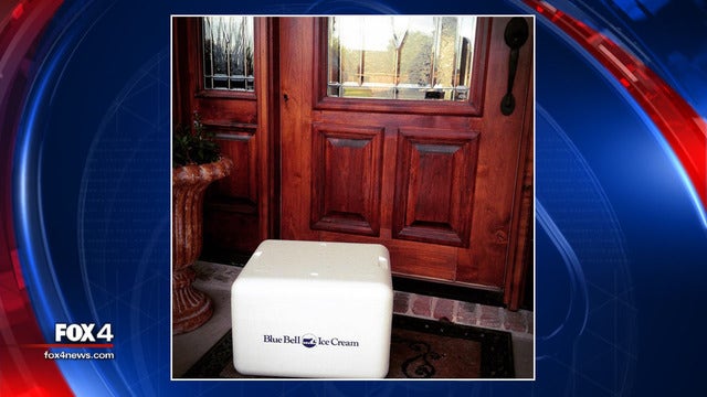 Get Blue Bell ice cream delivered to your doorstep