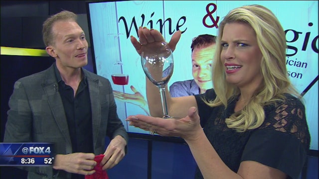 Illusionist Trigg Watson mixes magic and wine